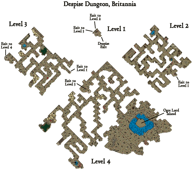 Despise Dungeon Map