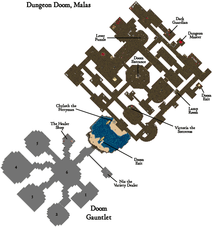 Doom Dungeon Map